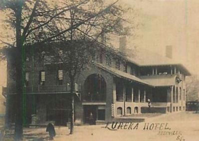 Historic Postcard<br>Eureka Hotel image. Click for full size.