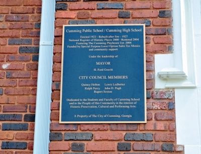 Cumming School. Click for full size. Cumming School image. Click for full size.