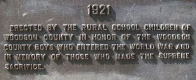 World War Memorial Dedication. Click for full size. World War Memorial Dedication image. Click for full size.