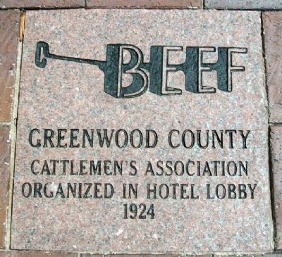 Greenwood County Cattlemen's Association Marker image. Click for full size.