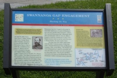 Swannanoa Gap Engagement Marker image. Click for full size.