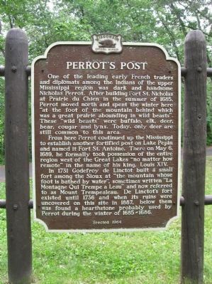Perrot's Post Marker image. Click for full size.