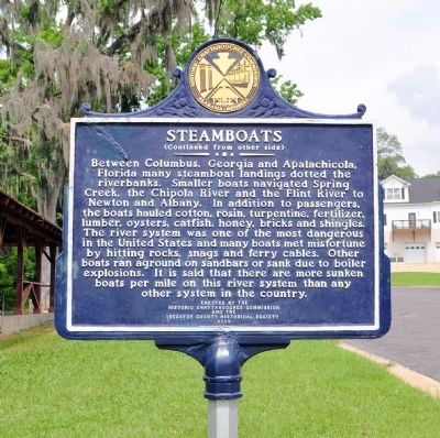Steamboats Marker, Side 2 image. Click for full size.