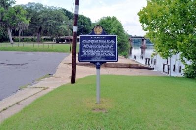 Steamboats Marker, Side 1 image. Click for full size.