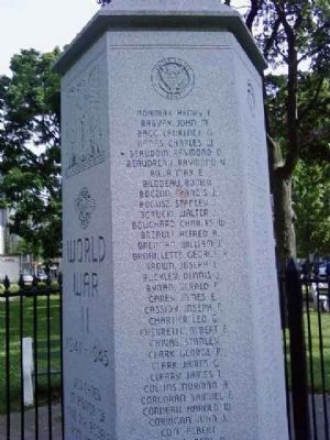 World War II Marker. Click for full size. World War II Marker image. Click for full size.