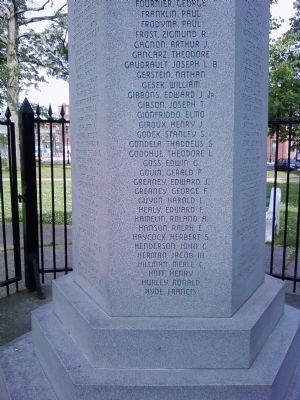 World War II Marker. Click for full size. World War II Marker image. Click for full size.