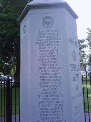 World War II Marker. Click for full size. World War II Marker image. Click for full size.