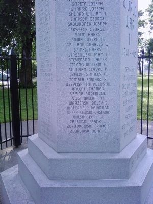 World War II Marker. Click for full size. World War II Marker image. Click for full size.