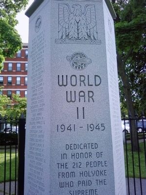 World War II Marker. Click for full size. World War II Marker image. Click for full size.