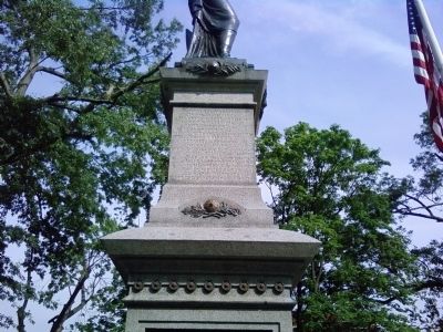 Civil War Monument Marker. Click for full size. Civil War Monument Marker image. Click for full size.