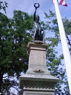 Civil War Monument Marker. Click for full size. Civil War Monument Marker image. Click for full size.