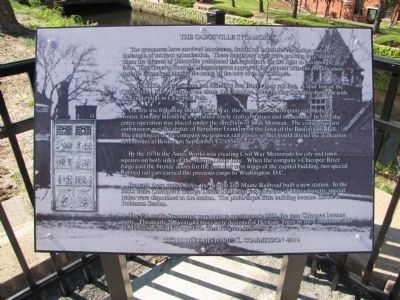 The Cabotville Sycamores Marker image. Click for full size.