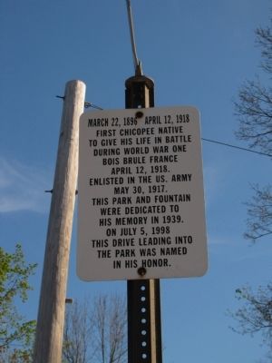 Frank J Szot Memorial Park Marker. Click for full size. Frank J Szot Memorial Park Marker image. Click for full size.
