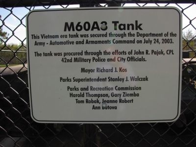Frank J Szot Memorial Park. Click for full size. Frank J Szot Memorial Park image. Click for full size.