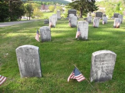 Soldiers' graves. Click for full size. Soldiers' graves image. Click for full size.