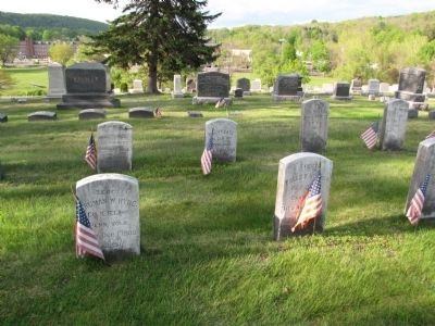 Soldiers' graves image. Click for full size.