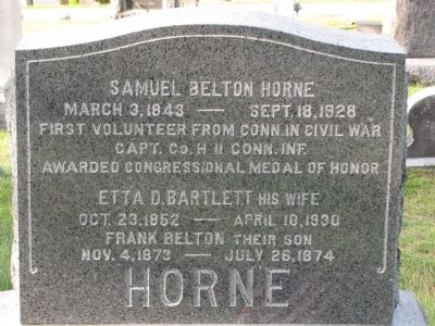 Samuel Belton Horne, CMH. Click for full size. Samuel Belton Horne, CMH image. Click for full size.
