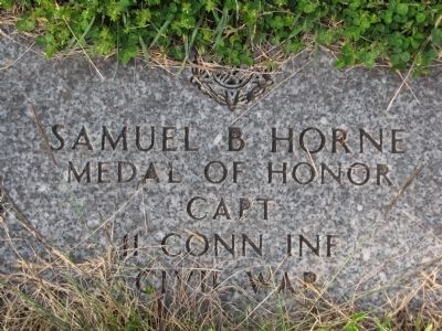 Samuel B Horne, CMH. Click for full size. Samuel B Horne, CMH image. Click for full size.