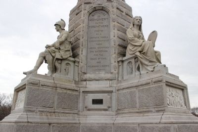 The National Monument to the Forefathers Marker image. Click for full size.