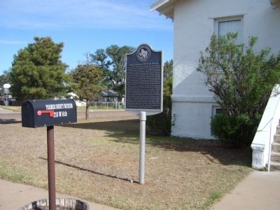 Site of First Church in City of Friona Marker image. Click for full size.