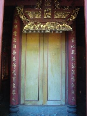 Weaverville Joss House Entrance. Click for full size. Weaverville Joss House Entrance image. Click for full size.
