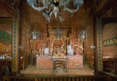 Weaverville Joss House Altar. Click for full size. Weaverville Joss House Altar image. Click for full size.