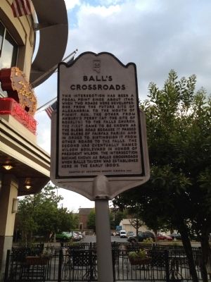 Ball's Crossroads Marker image. Click for full size.