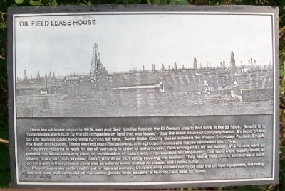 Oil Field Lease House Marker. Click for full size. Oil Field Lease House Marker image. Click for full size.