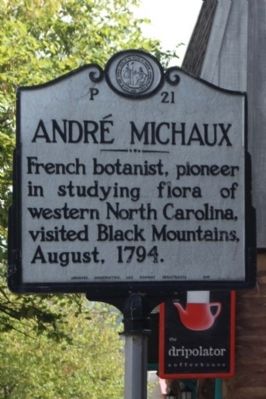 André Michaux Marker. Click for full size. André Michaux Marker image. Click for full size.