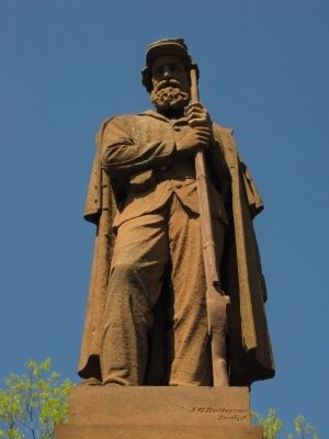 Civil War Monument Marker. Click for full size. Civil War Monument Marker image. Click for full size.