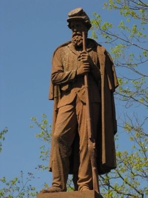Civil War Monument Marker. Click for full size. Civil War Monument Marker image. Click for full size.