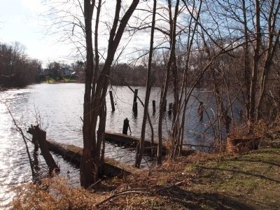 Dedham Boat Club Remains. Click for full size. Dedham Boat Club Remains image. Click for full size.