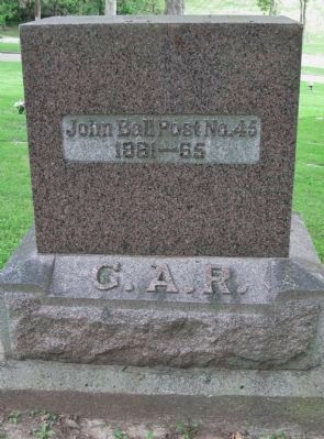 G. A. R. Monument. Click for full size. G. A. R. Monument image. Click for full size.