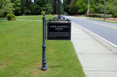 Lewis-Manning House Marker. Click for full size. Lewis-Manning House Marker image. Click for full size.