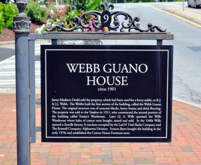 Webb Guano House Marker image. Click for full size.