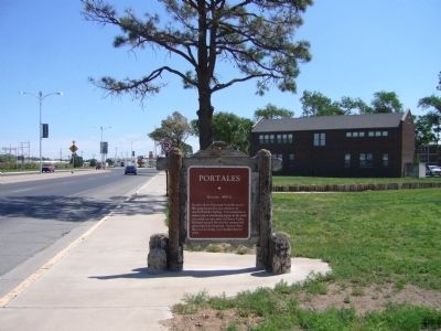 Portales Marker. Click for full size. Portales Marker image. Click for full size.
