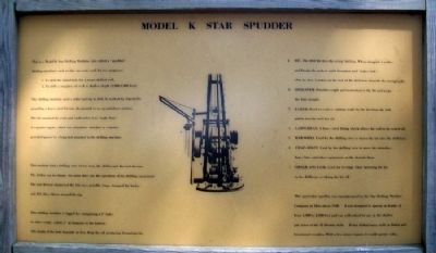 Model K Star Spudder Marker image. Click for full size.