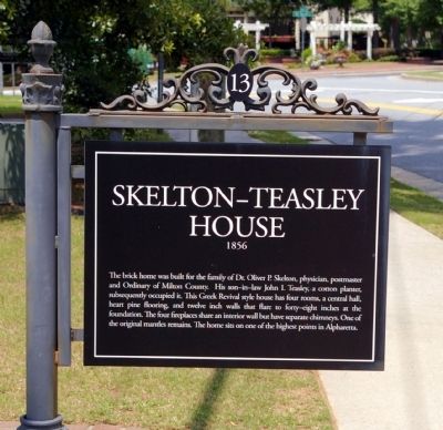 Skelton-Teasley House Marker image. Click for full size.