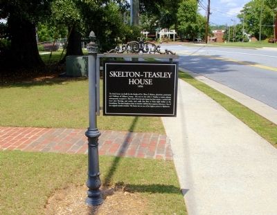Skelton-Teasley House Marker image. Click for full size.