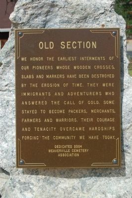 Old Section Marker image. Click for full size.