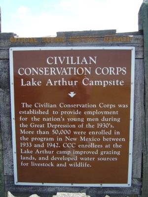 Civilian Conservation Corps Marker image. Click for full size.
