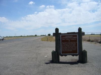 Civilian Conservation Corps Marker. Click for full size. Civilian Conservation Corps Marker image. Click for full size.