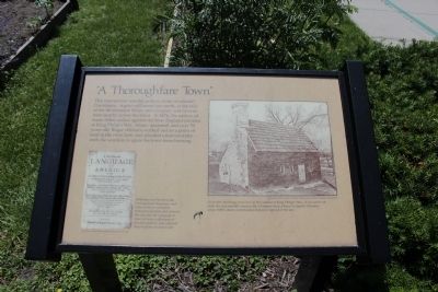 A Thoroughfare Town Marker image. Click for full size.