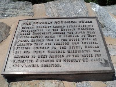 The Beverly Robinson House Marker image. Click for full size.