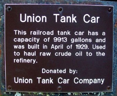 Union Tank Car Marker image. Click for full size.