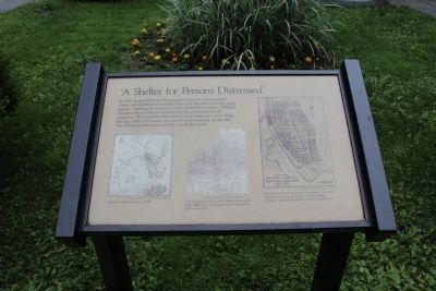 A Shelter for Persons Distressed Marker image. Click for full size.