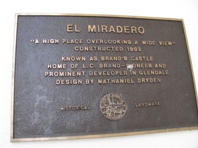 El Miradero Marker image. Click for full size.
