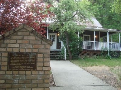 Lee Family Ranch House Marker. Click for full size. Lee Family Ranch House Marker image. Click for full size.