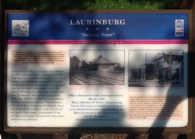 Laurinburg Marker image. Click for full size.