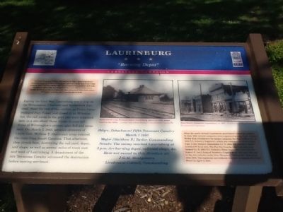 Laurinburg Marker image. Click for full size.